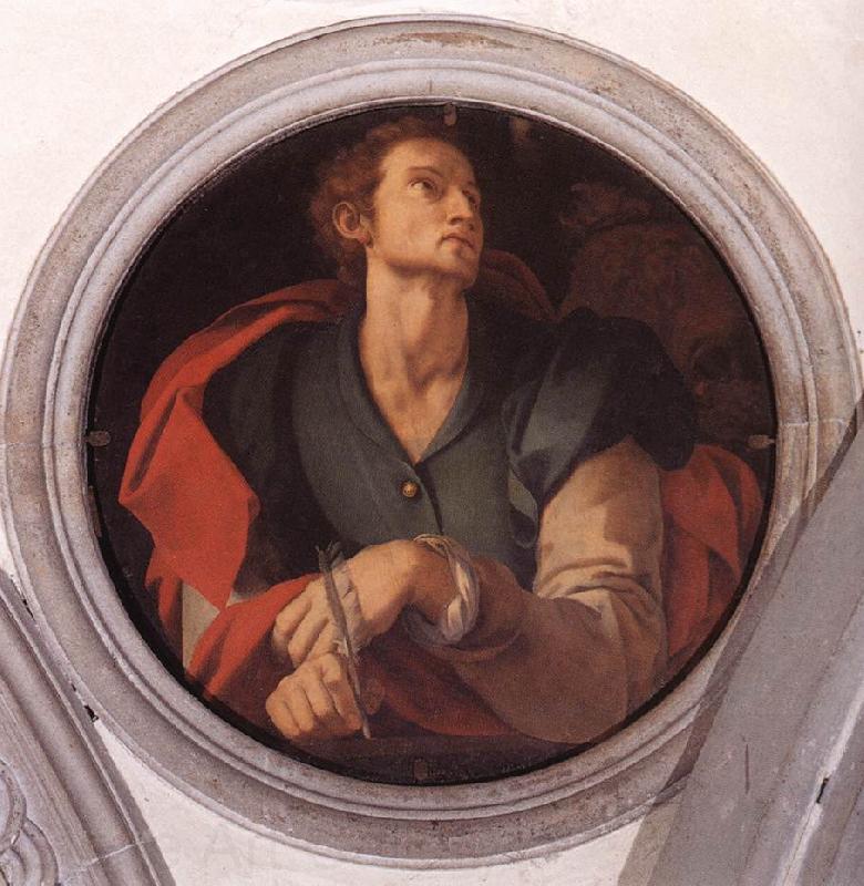 Pontormo, Jacopo St Luke Spain oil painting art